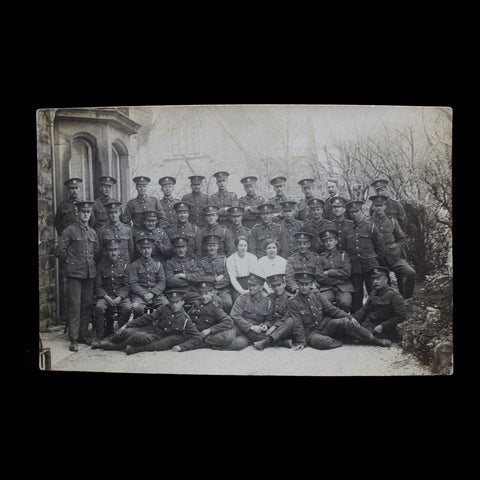British Army Soldiers History World War I Group Photo WW1 Era