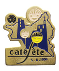 1994 Cate Fete Christian Pin Badge Vintage Christianity Religion
