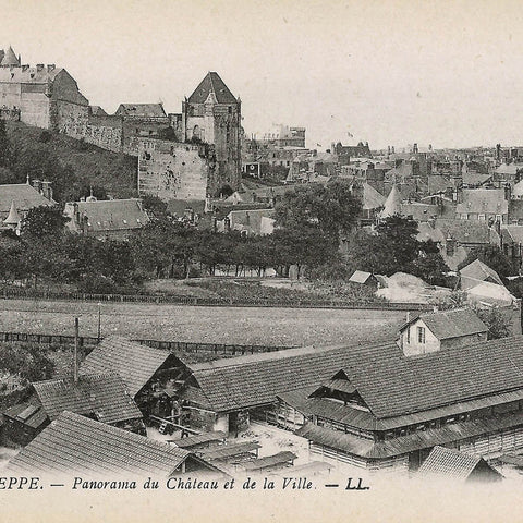 Dieppe France Vintage Postcard Panorama de la Ville