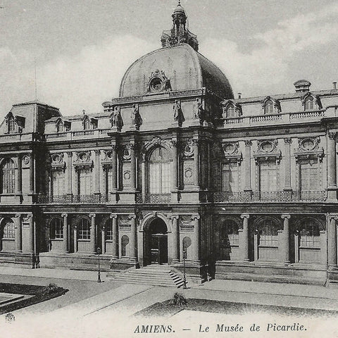 France Museum of Amiens and Picardy Vintage Postcard