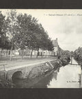 France Saint-Omer Place de Lyzel Vintage Postcard