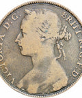 Great Britain Queen Victoria 1892 One Penny Bronze Coin