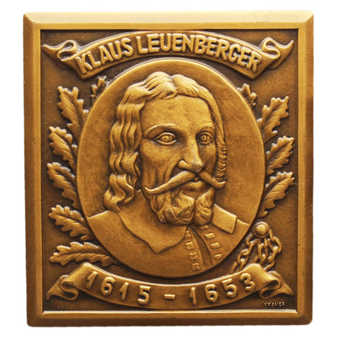 Large Switzerland Niklaus Leuenberger Medal Medallion Vintage