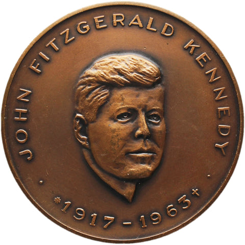 Large USA John F. Kennedy Medal Medallion Vintage