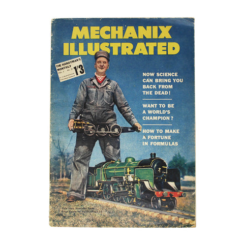 Mechanix Illustrated Magazine. The Handyman's Monthly. Vol.2 No.35 October 1953. Vintage Magazine