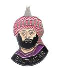 Three Kings Balthazar Pin Badge Christian Vintage Religion