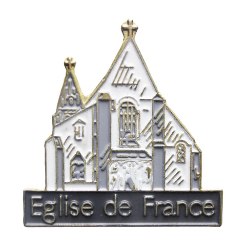 Pin Badge Christian Vintage Eglise de France