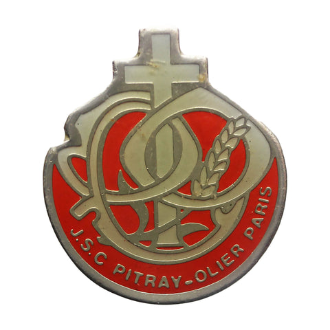 Pin Badge Christian Vintage J.S.C Pitray – Olier Paris