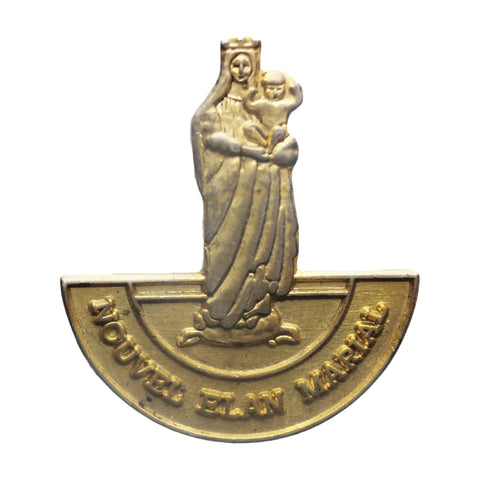 Pin Badge Christian Vintage Nouvel Elan Marial
