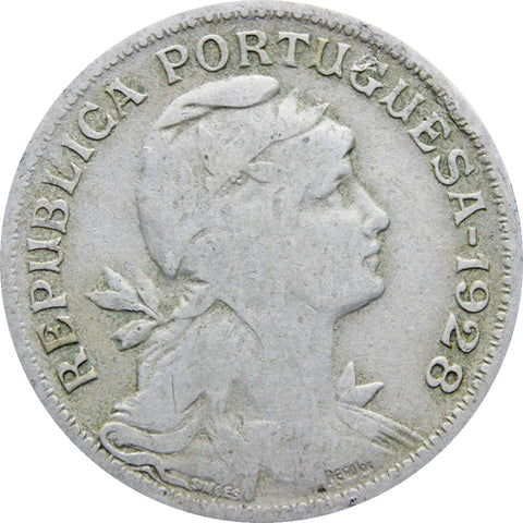 Portugal 1928 50 Centavos Coin