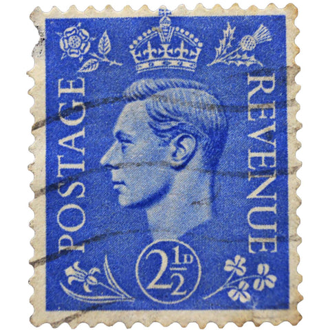 Stamp 1941 - 1948 Great Britain King George VI 2 and half d.