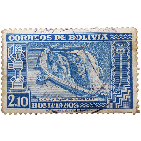 Stamp Bolivia 1943 2.10 Bs. Bolivian boliviano