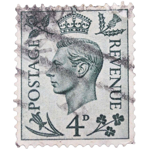Stamp GB 4 d George VI 1937