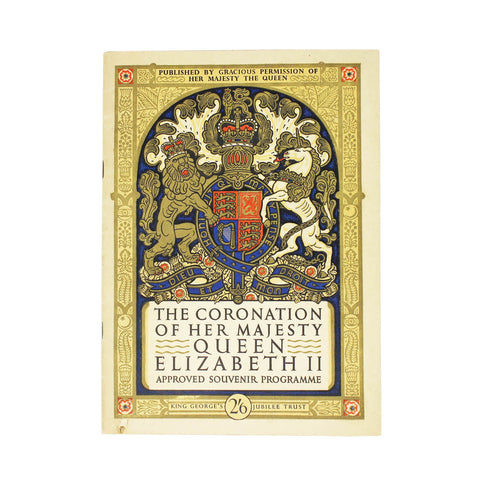 The Coronation of Her Majesty Queen Elizabeth II - 1953 Souvenir Programme