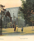 The Zoological Garden of Hamburg Germany Antique Postcard