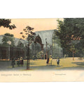 The Zoological Garden of Hamburg Germany Antique Postcard