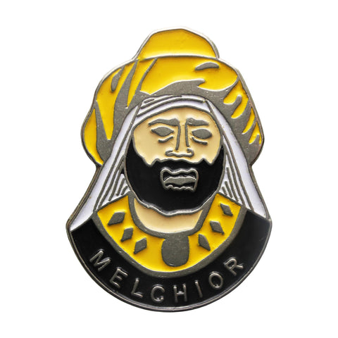 Three Kings Melchior Pin Badge Christian Vintage