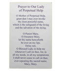 Vintage Prayer Card Perpetual Help Church Religion Holy Our Lady Maria Saint Mary Catholic Jesus Christ Pray Christian
