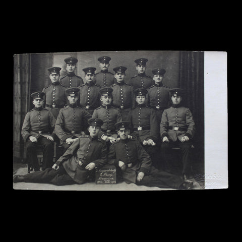 World War I Era 1914 German Soldiers Photo Postcard Army WW1 History