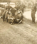World War II Military Germany Soldiers Car Photo WW1 Photography
