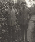 World War I Military Two Germany Soldiers Photo WW1 Postcard