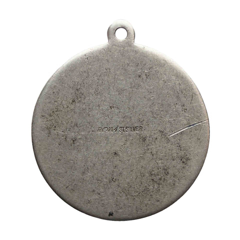 Zodiac Signs Libra Vintage Silver Pendant