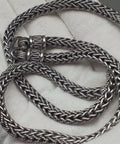 Chunky Necklace Silver Chain Vintage