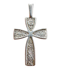 Vintage 1960’s Solid Silver Cross Pendant Hallmarked 925