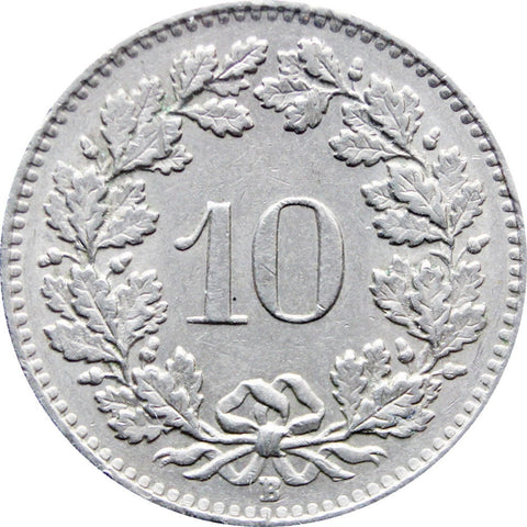 1964 10 Rappen Switzerland Coin