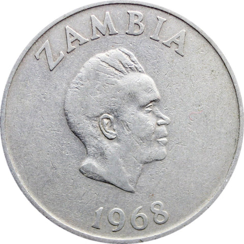 1968 10 Ngwee Zambia Coin