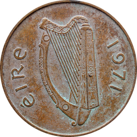 1971 2 Pence Ireland Coin