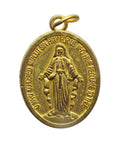 Vintage Virgin Mary Religious Medallion