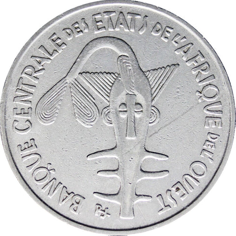 1975 Western Africa 100 Francs Coin
