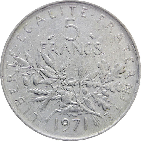 1971 5 Francs France Coin