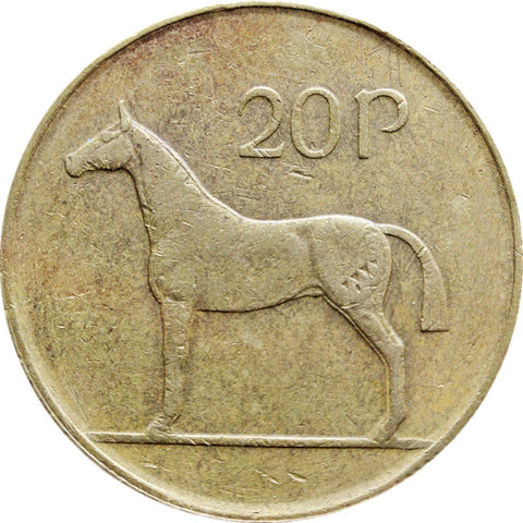 1986 20 Pingin Ireland Coin