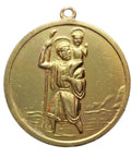 Religion St Christopher Pendant Medallion Vintage