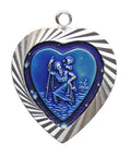 Vintage St Christopher Medallion Pendant