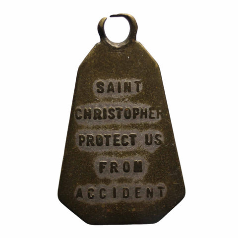 Vintage Religious St Christopher Medallion