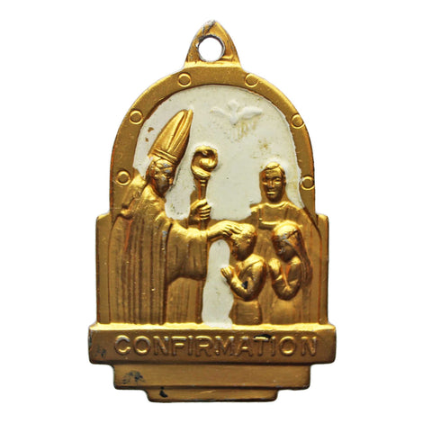 Vintage Medallion Religious