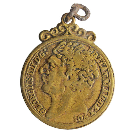 1823 Antique George IV Medal British Medallion