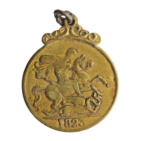 1823 Antique George IV Medal British Medallion