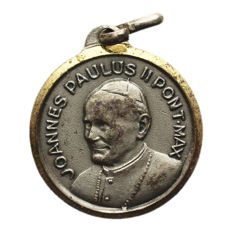 Pope John Paul II Vintage Medallion Pendant Religious