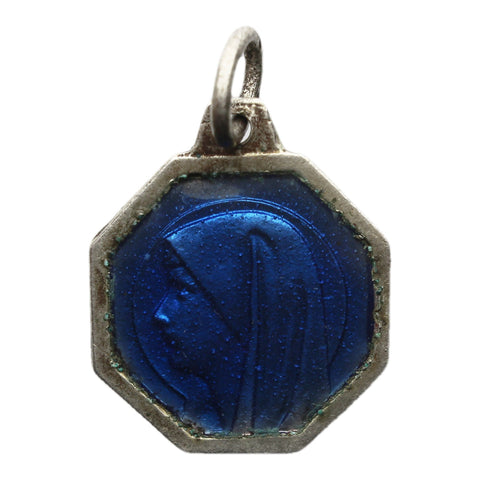 Our Mary Religious Vintage Medallion Pendant