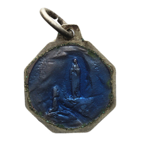 Our Mary Religious Vintage Medallion Pendant