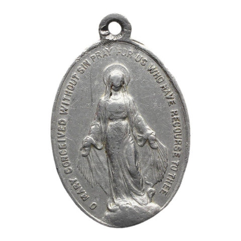 Vintage Medallion Pendant Religious