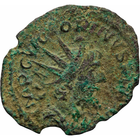 268 – 271 A.D. Gallic Empire Victorinus Coin Antoninianus Mint of Cologne