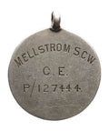 1927 Mellstrom SCW Pendant Silver 925 Military Vintage Army 127444