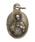 Jesus and St Mary Christian Pendant Vintage
