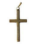 Cross Gold Rolled Vintage Religion Crucifix Pendant