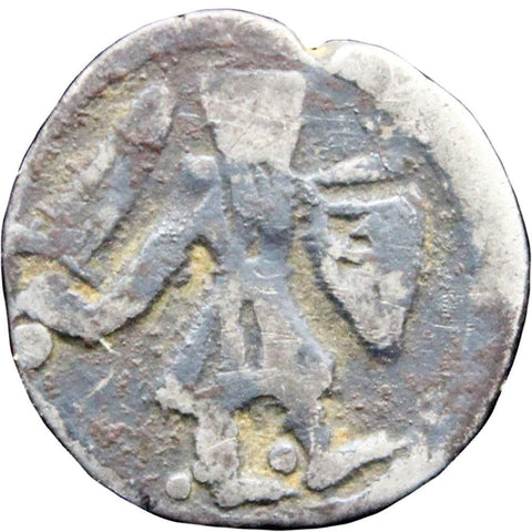 1250 - 1259 Flandern Brügge Petit denier or Maille Silver Medieval Coin